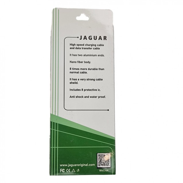 کابل شارژ تایپ سی به لایتنینگ جگوار cable type c to lightning jaguar